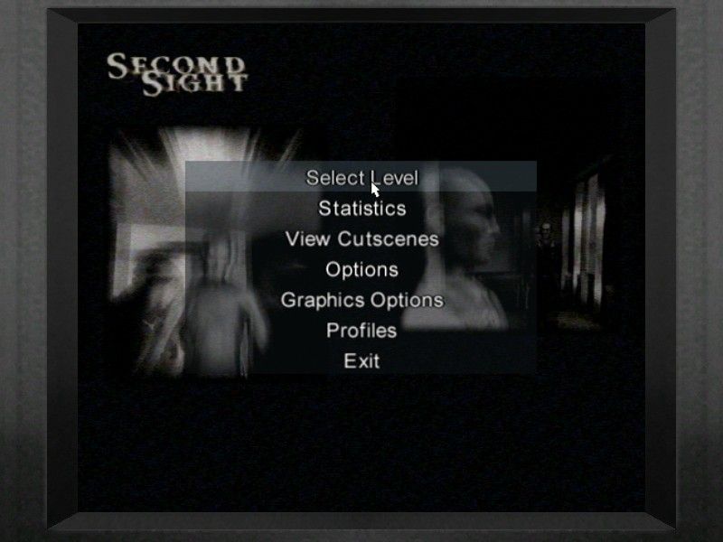 Second Sight (Windows) screenshot: Main Menu
