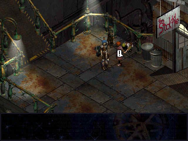 Septerra Core: Legacy of the Creator (Windows) screenshot: This icon is for talking to people.