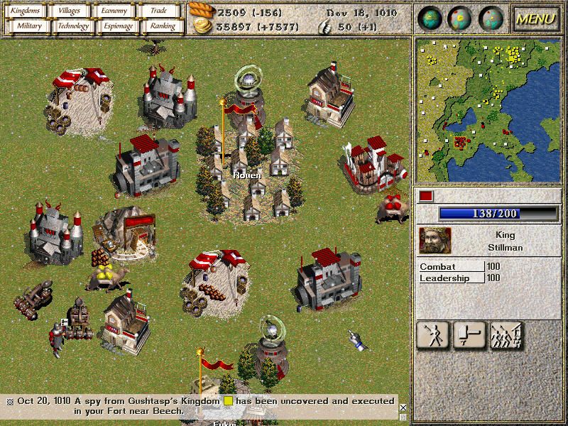 Screenshot of Seven Kingdoms (Windows, 1997) - MobyGames