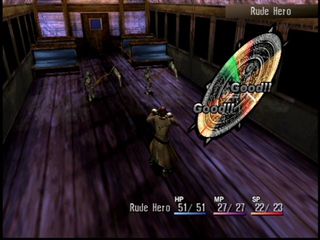 Shadow Hearts (PlayStation 2) screenshot: The Judgment Ring