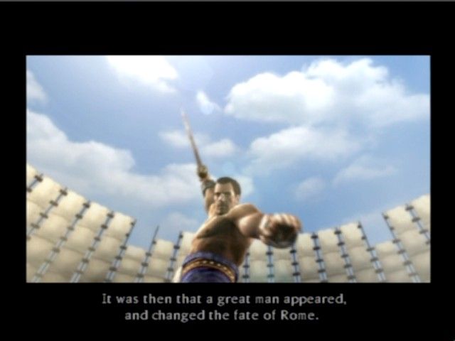 Shadow of Rome (PlayStation 2) screenshot: Story premise