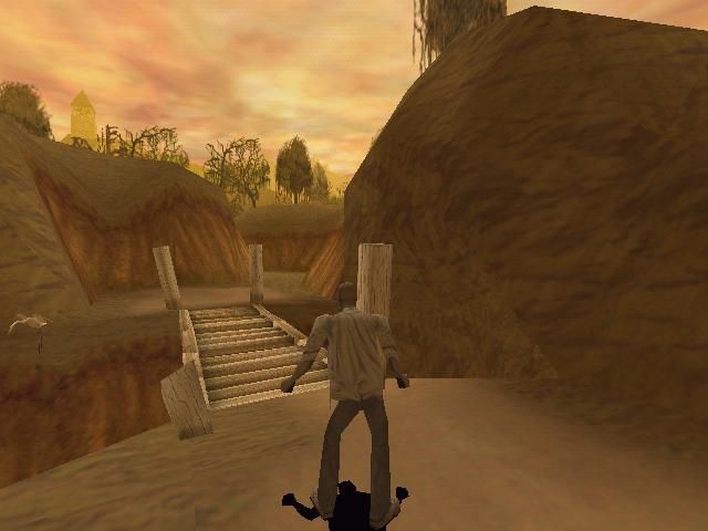 Shadow Man (Windows) screenshot: Near a bridge