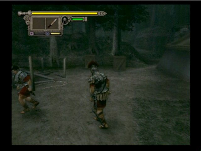 Shadow of Rome (PlayStation 2) screenshot: Don't go wonder in the forest alone unless looking for trouble.