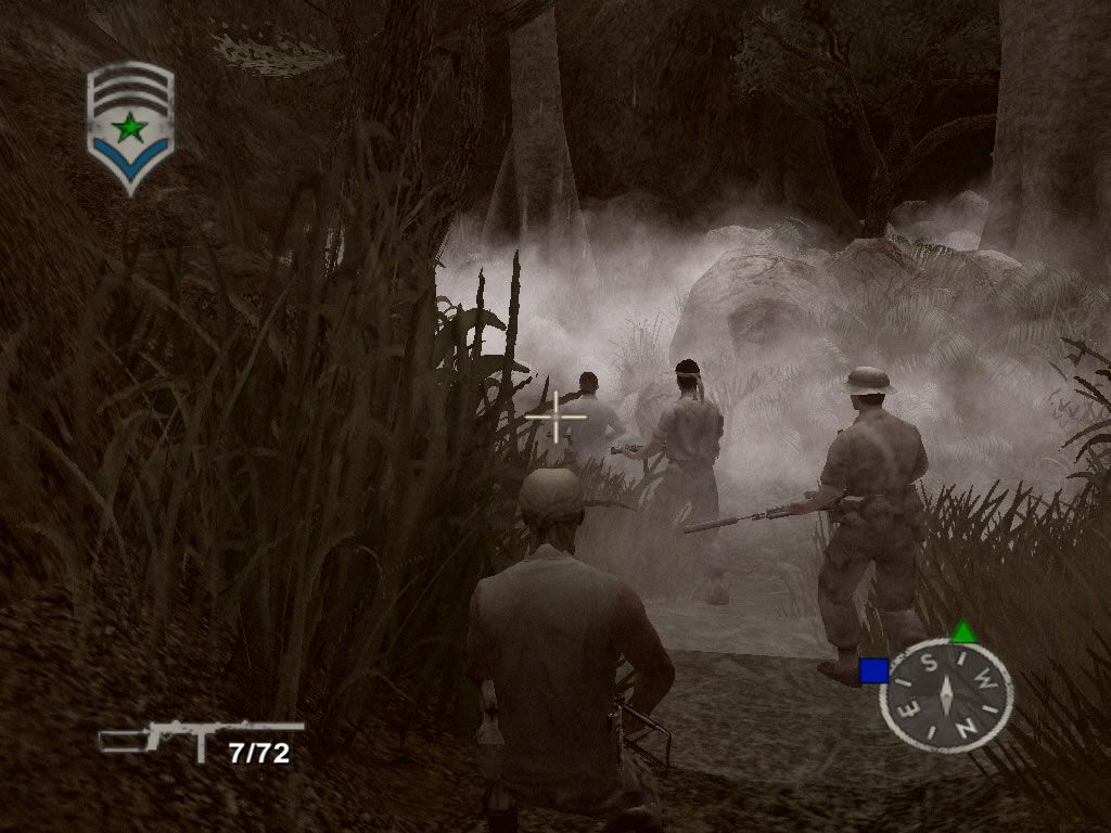 Shellshock: Nam '67 (Windows) screenshot: Some parts of the jungle are very dense and creepy.