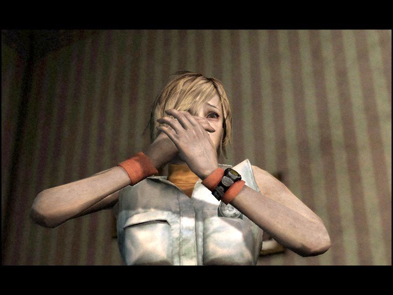 Silent Hill 3 (Windows) screenshot: Heather, the best drama actress to ever hit the videogaming universe.