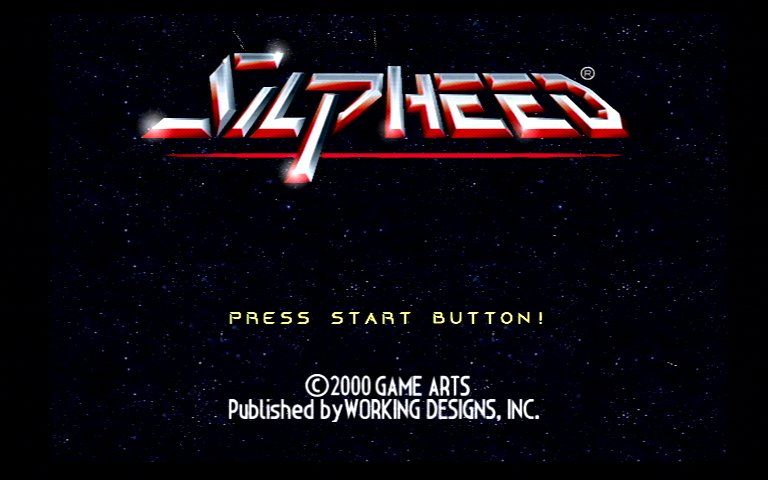 Silpheed: The Lost Planet (PlayStation 2) screenshot: Title Screen