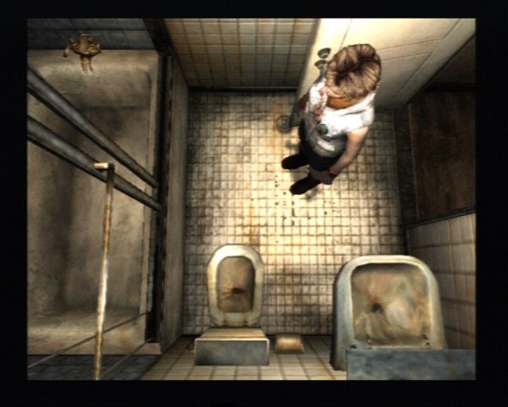 Silent Hill 3 (PlayStation 2) screenshot: Although in most of the rooms you'll be able to use 3D camera controls, some backgrounds will be there as static.