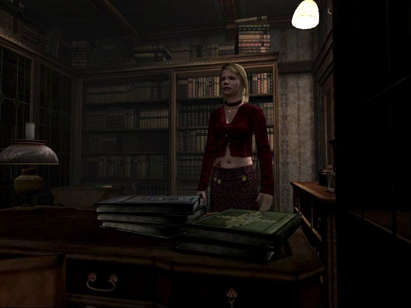 Silent Hill 2: Restless Dreams (Windows) screenshot: Maria, leading the "bonus" scenario.