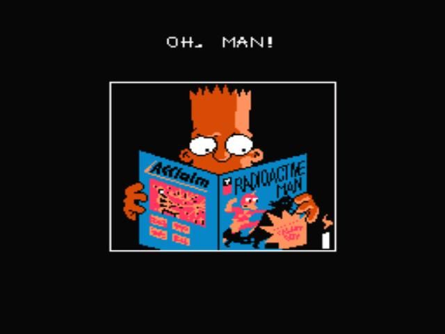 Screenshot Of The Simpsons Bartman Meets Radioactive Man Nes 1992 Mobygames