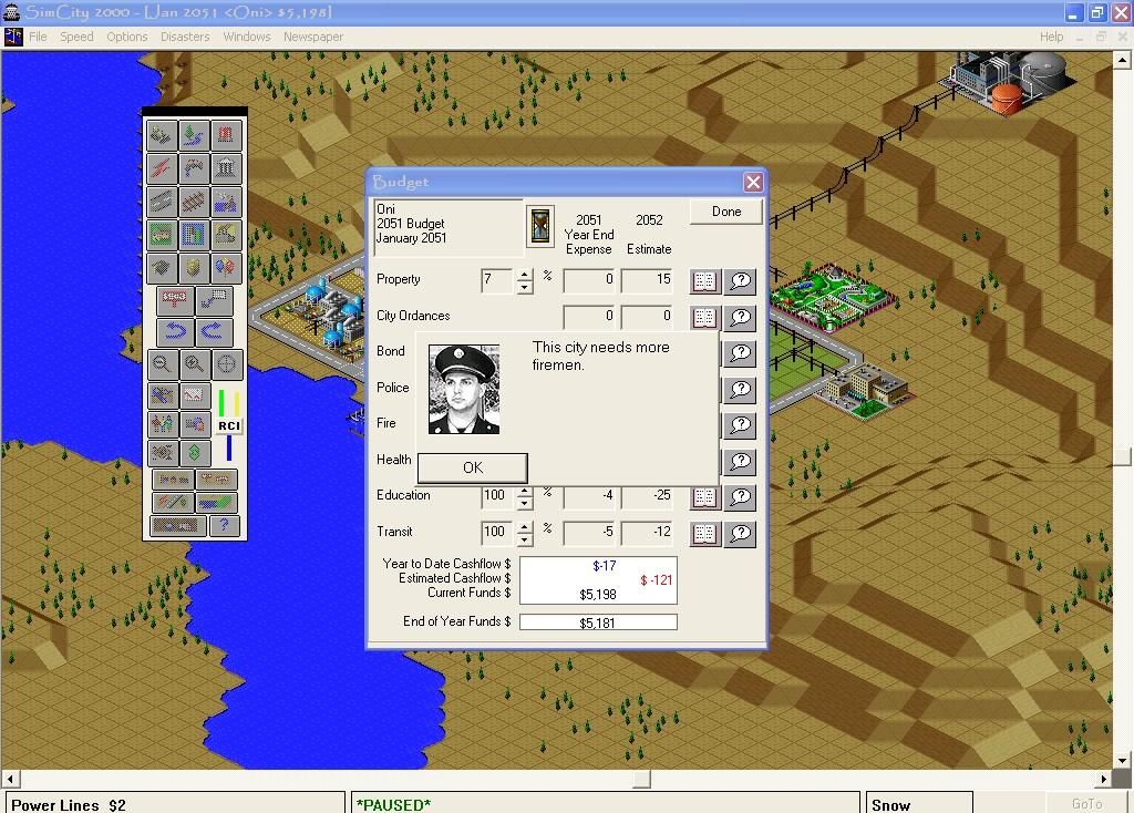 SimCity 2000: CD Collection (Windows 3.x) screenshot: More, more, more thats all you ever ask for.