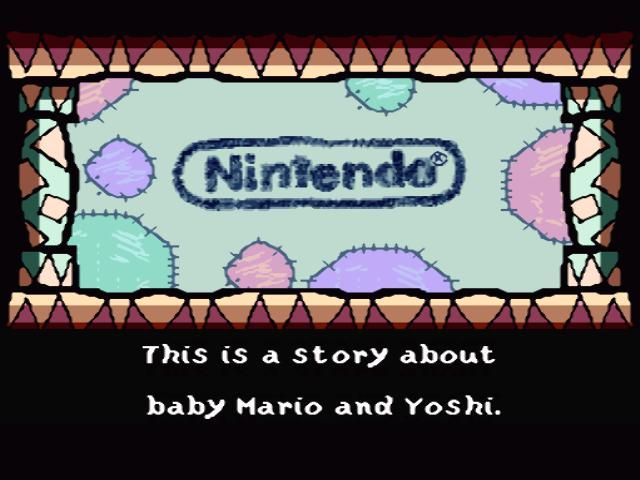 Super Mario World 2: Yoshi's Island (SNES) screenshot: The story begins