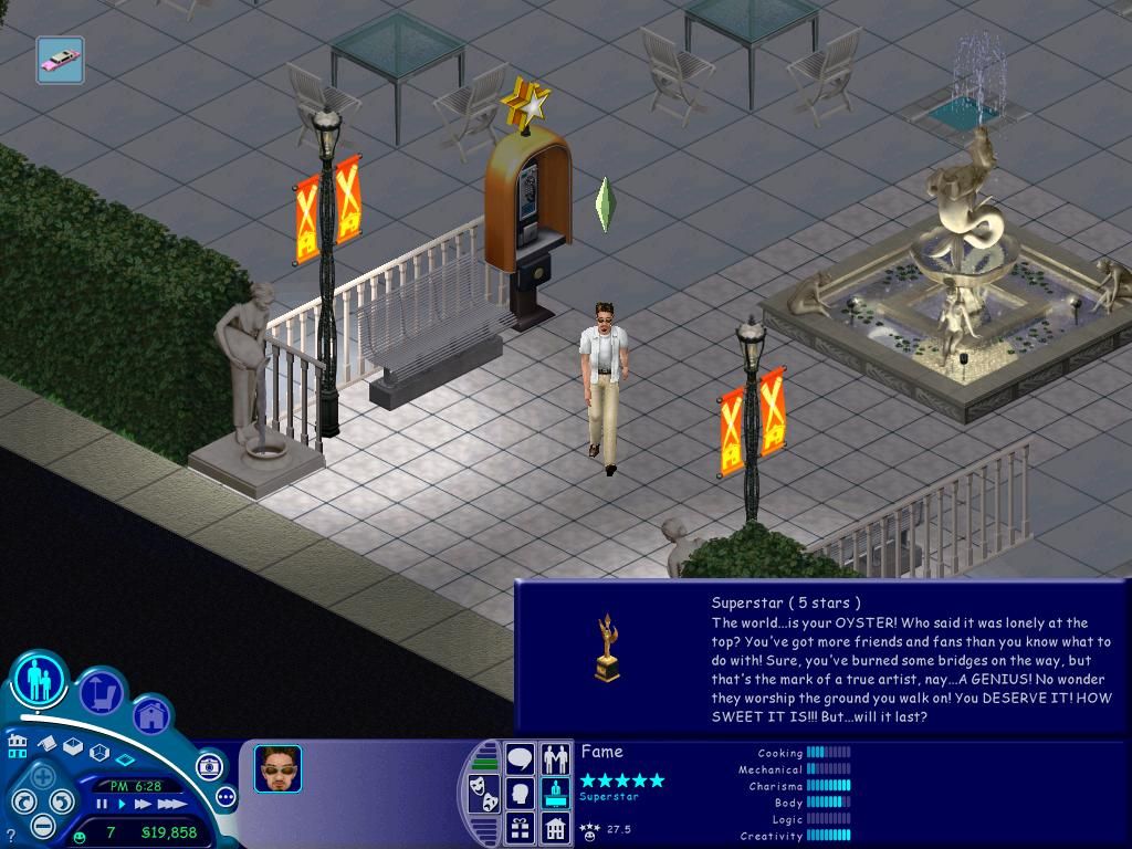 Screenshot of The Sims: Superstar (Windows, 2003) - MobyGames