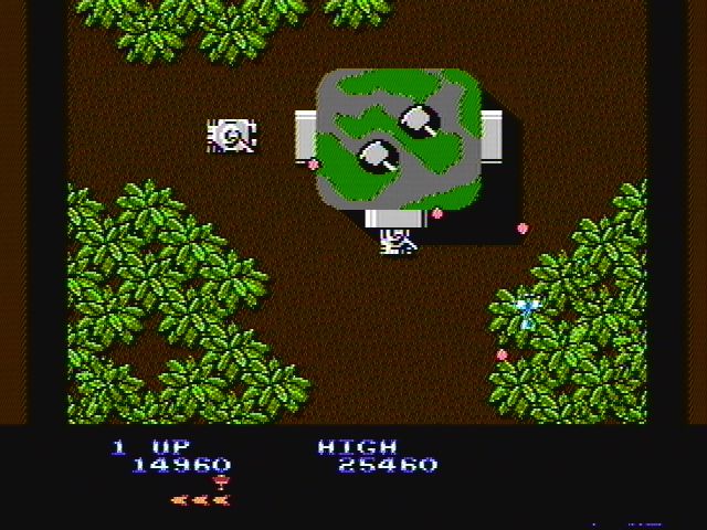 Sky Shark (NES) screenshot: Well armored canons