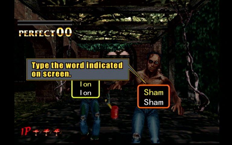 The Typing of the Dead (Dreamcast) screenshot: How to Play, Part 1