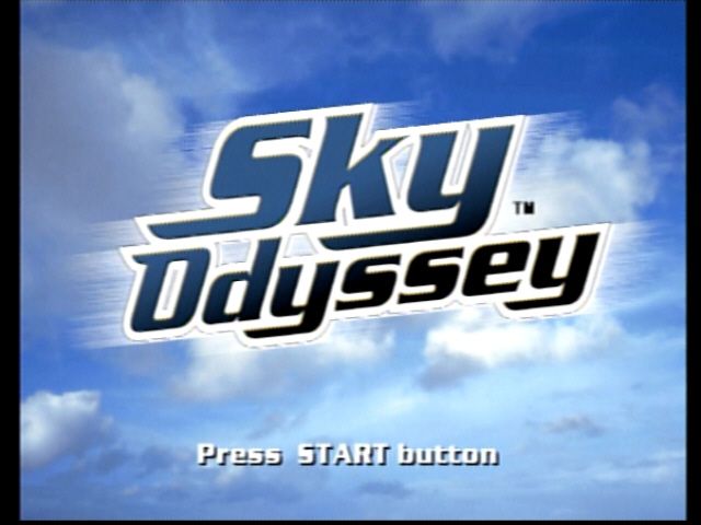 Sky Odyssey (PlayStation 2) screenshot: Title Screen