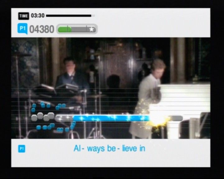 SingStar: Party (PlayStation 2) screenshot: I always wanted to know how long I can keep a high pitch on the same level... yeah right