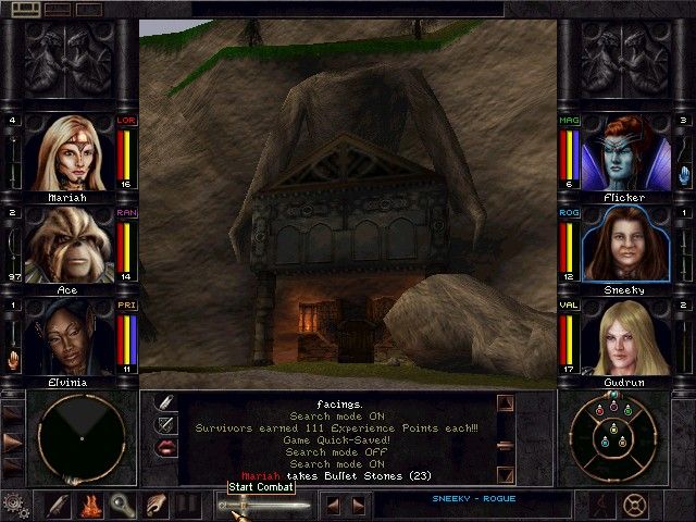Wizardry 8 (Windows) screenshot: My All Female party