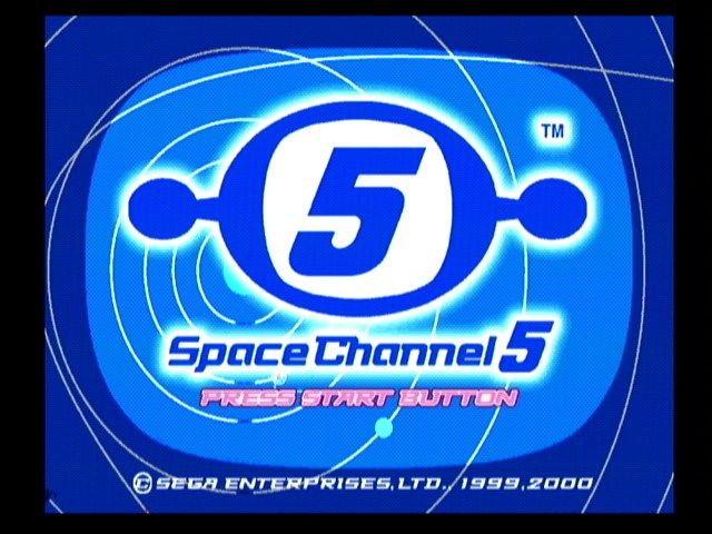Space Channel 5 (Dreamcast) screenshot: Title Screen