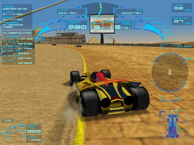 Speed Challenge: Jacques Villeneuve's Racing Vision (Windows) screenshot: Risky