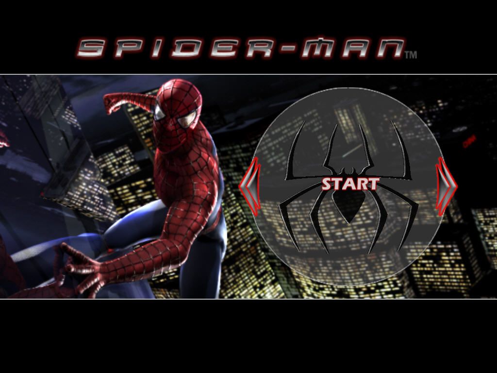 Spider-Man (Windows) screenshot: Main menu.