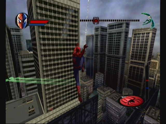 Spider-Man (GameCube) screenshot: Chase Vulture throughout the city