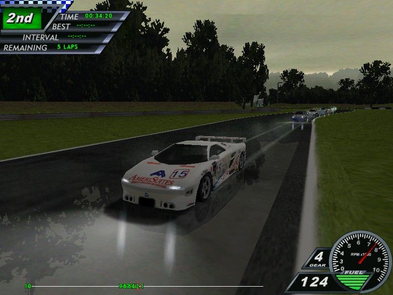 Sports Car GT (Windows) screenshot: Nice reflection