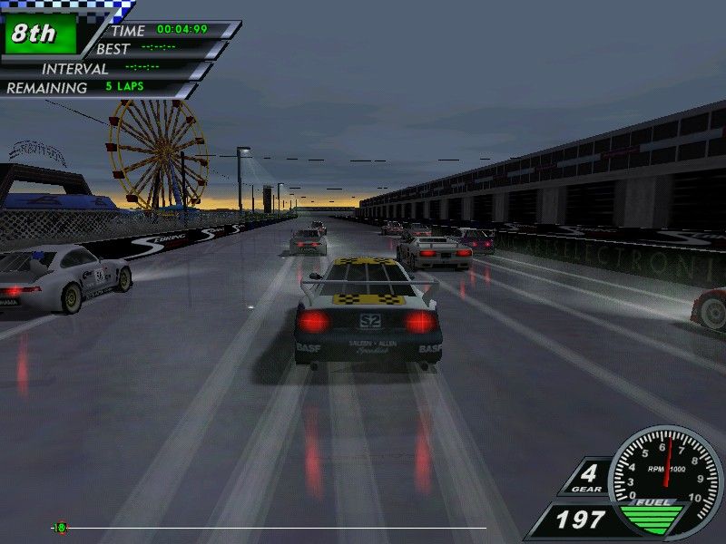 Sports Car GT (Windows) screenshot: Wet weather