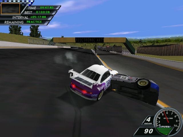 Sports Car GT (Windows) screenshot: Crash