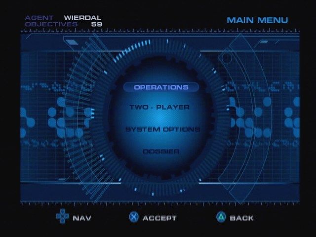 Spy Hunter (PlayStation 2) screenshot: Main Menu