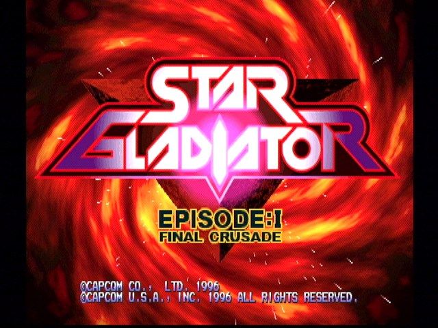 Star Gladiator: Episode:I - Final Crusade (PlayStation) screenshot: Title Screen