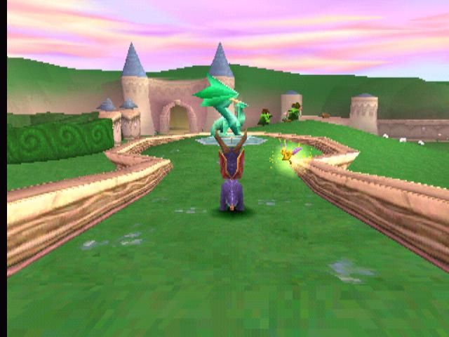 Spyro the Dragon (PlayStation) screenshot: Starting the game
