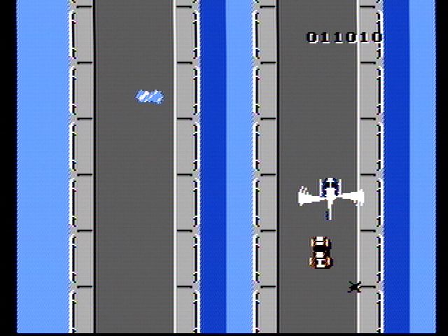 Screenshot of Spy Hunter (NES, 1983) - MobyGames