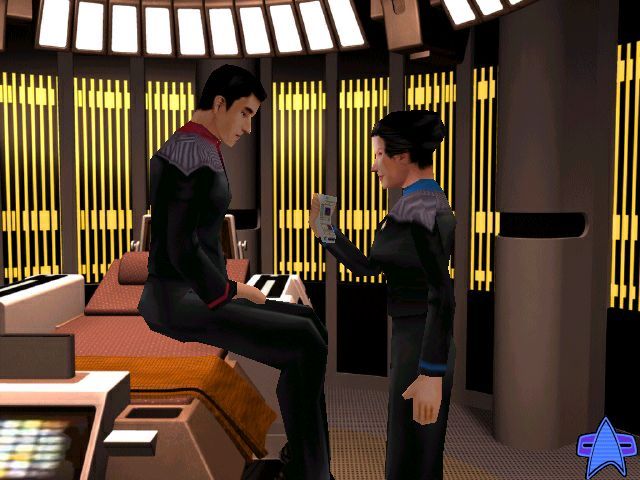 Star Trek: Hidden Evil (Windows) screenshot: Medical exam.