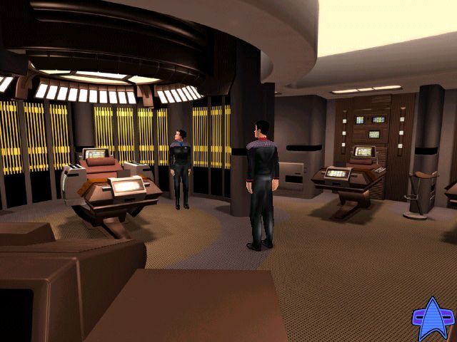 Star Trek: Hidden Evil (Windows) screenshot: Tremors? Or are we under attack?