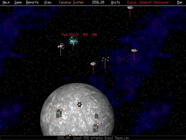Starships Unlimited (Windows) screenshot: Invasion of Canopus
