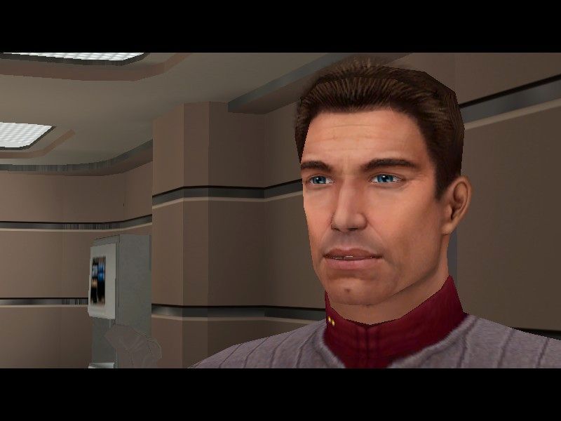Star Trek: Elite Force II (Windows) screenshot: Alex has settled on being a man for Elite Force II.