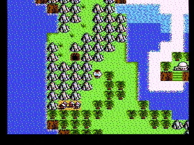 StarTropics (NES) screenshot: Overhead view of the island