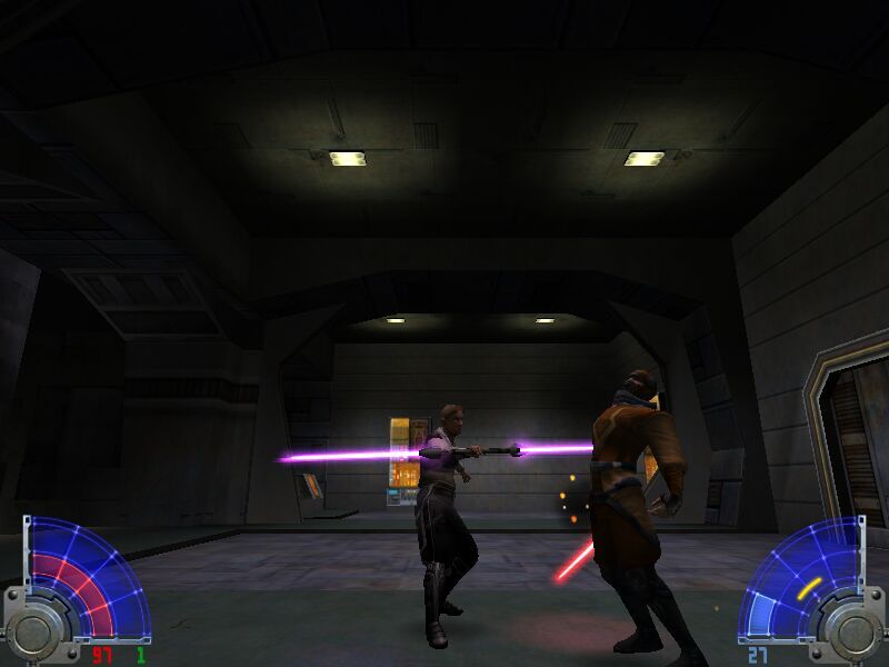 Star Wars: Jedi Knight - Jedi Academy (Windows) screenshot: Jedi Wins