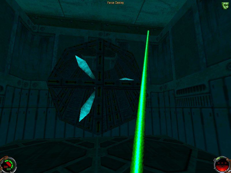 Star Wars: Jedi Knight - Mysteries of the Sith (Windows) screenshot: Force sight