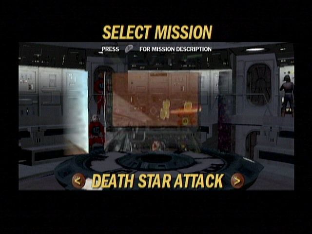 Star Wars: Rogue Squadron II - Rogue Leader (GameCube) screenshot: Mission Select