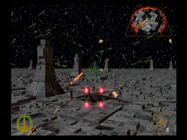 Star Wars: Rogue Squadron II - Rogue Leader (GameCube) screenshot: Attack the first Death Star