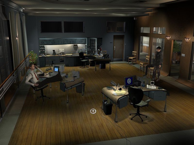 Still Life (Windows) screenshot: Victoria's FBI office.