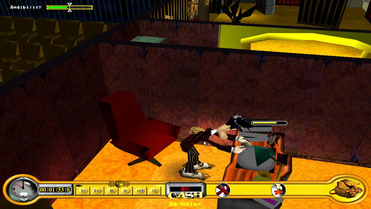 The Sting! (Windows) screenshot: Be sure to check all locked desks and lockers.