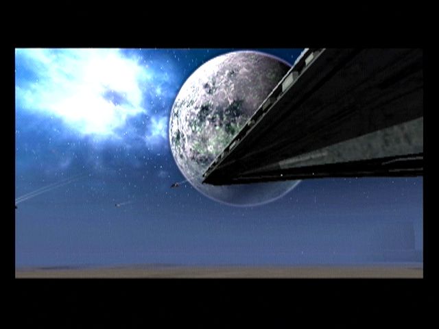 Star Wars: The Clone Wars (GameCube) screenshot: Uh oh, enemy ships arriving!