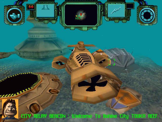 Sub Culture (Windows) screenshot: Touka Reef, a Bohine city