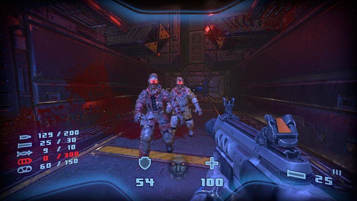 Prodeus (Windows) screenshot: Two grunts up close (v0.2.4 Early Access version)