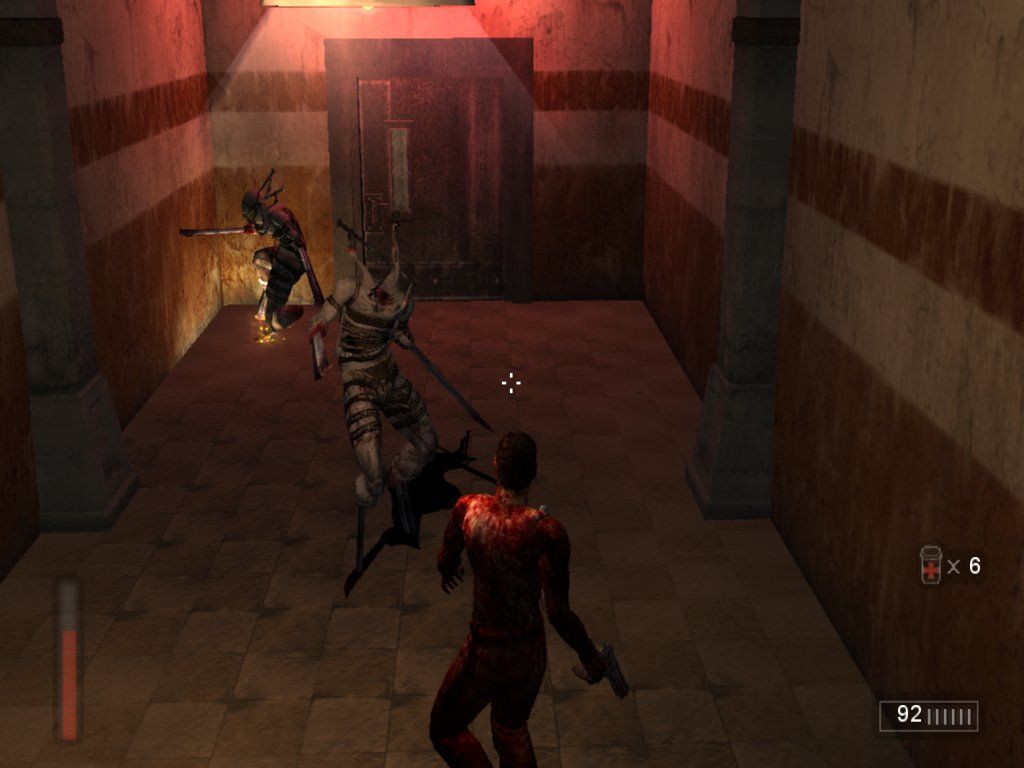 The Suffering (Windows) screenshot: I miss the old days, why when zombies knew to die once you took them heads off and all...