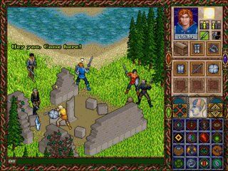 Halls of the Dead: Faery Tale Adventure II (Windows) screenshot: Bandits Strike!