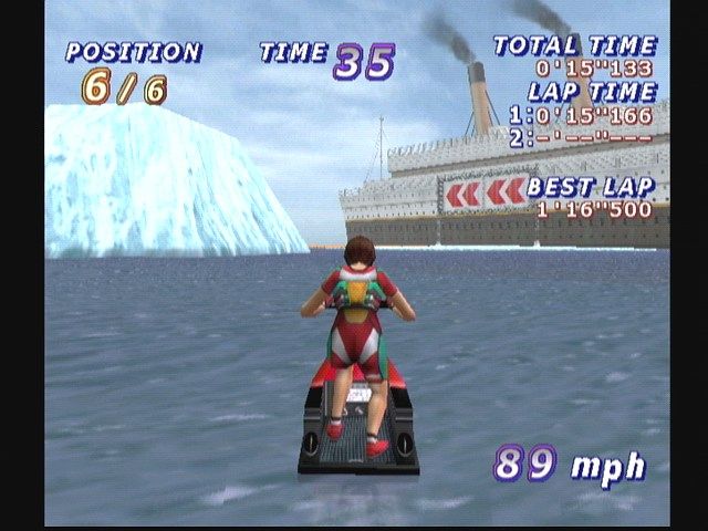 Surf Rocket Racers (Dreamcast) screenshot: Arctic Cold
