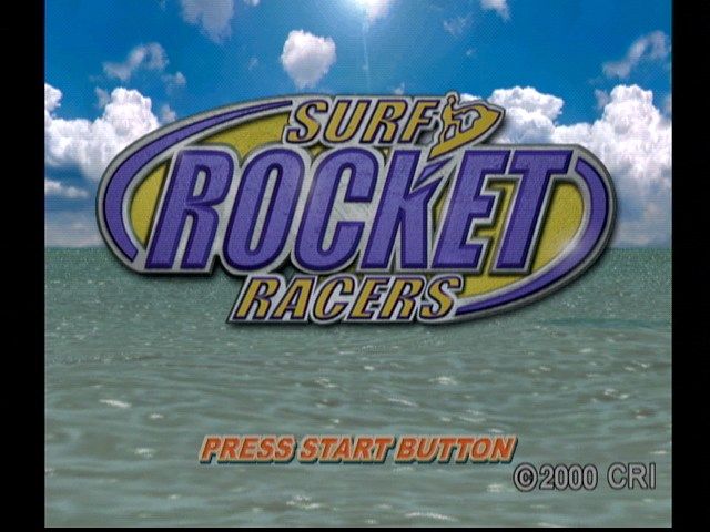 Surf Rocket Racers (Dreamcast) screenshot: Title Screen